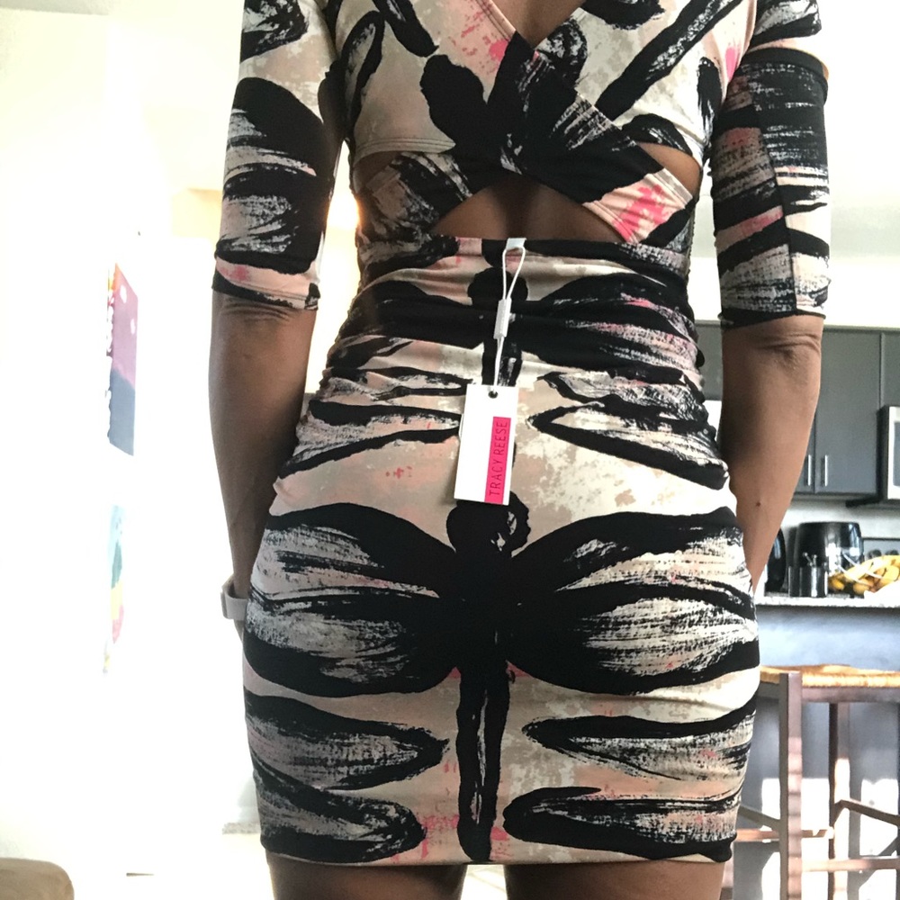 New w tags Tracy Reese cut out dress M